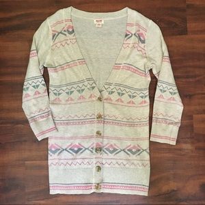 NWOT Mossimo Cardigan Sweater Half Short Sleeve